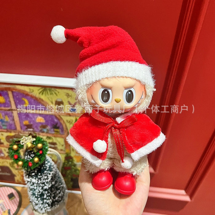 Wholesale Plush doll sweater with pendant and Christmas doll clothes
