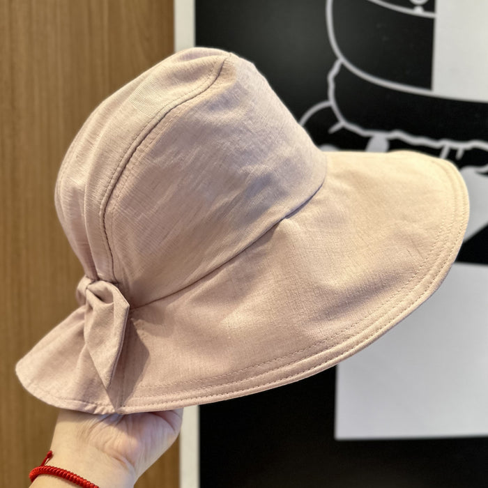 Wholesale Bow shaped sun protection fisherman hat, new travel basin hat