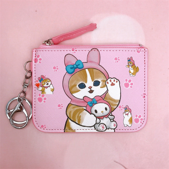 Wholesale PU Cartoon Printing Card Holder Coin Purse JDC-WT-YaLL016