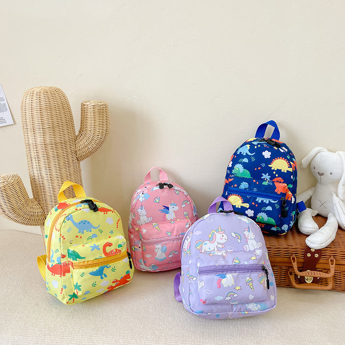 Wholesale Kindergarten Schoolbag Cute Unicorn Cartoon Dinosaur Nylon Backpack