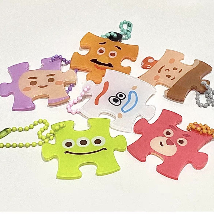 Wholesale Puzzle Keychain Bag Cute Funny Hanging Bear Girlfriend Hanging Ornament