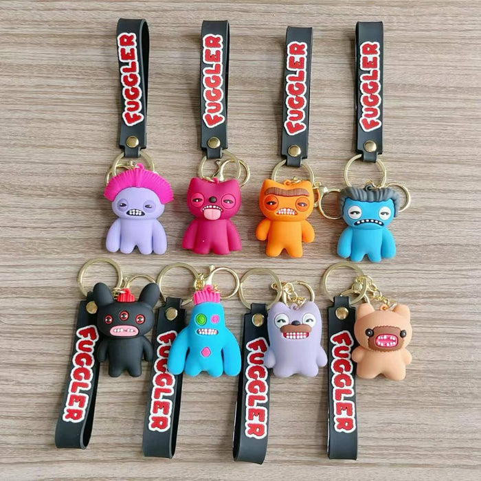 Wholesale Cute Tooth Monster Keychains