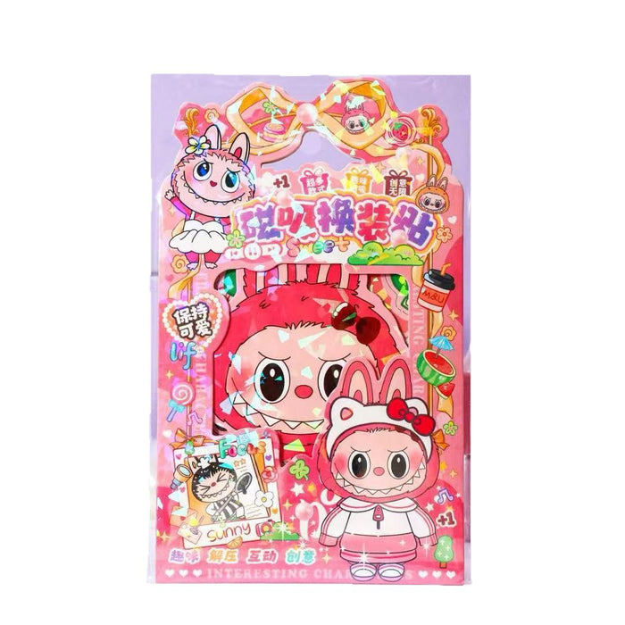 Wholesale Random Magnetic Dress-Up Sticker Book Magnet Sticker Dress-Up Educational Toy