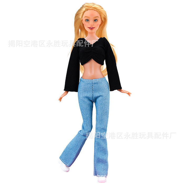 Wholesale Autumn clothes,  fresh and simple clothing mini design baby clothes girls'  toys