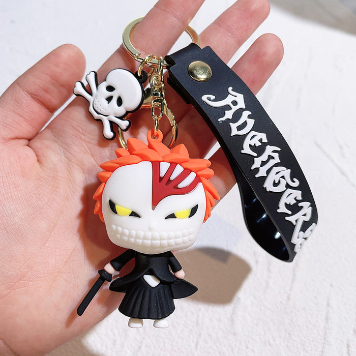 Wholesale Cartoon Silicone Doll Keychain JDC-KC-QiChao036