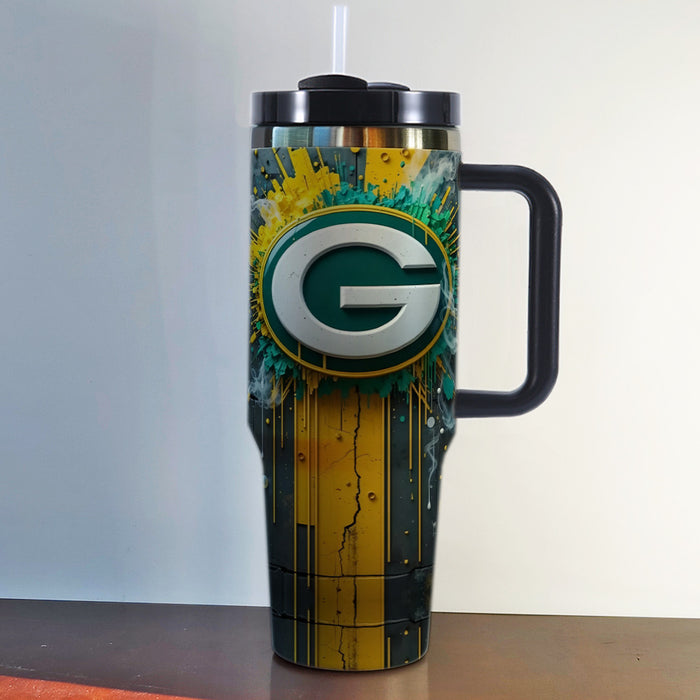 Wholesale Popular 40oz Car Cup Sf New Ice Cup Nfl American Football League Kc Thermos Cup