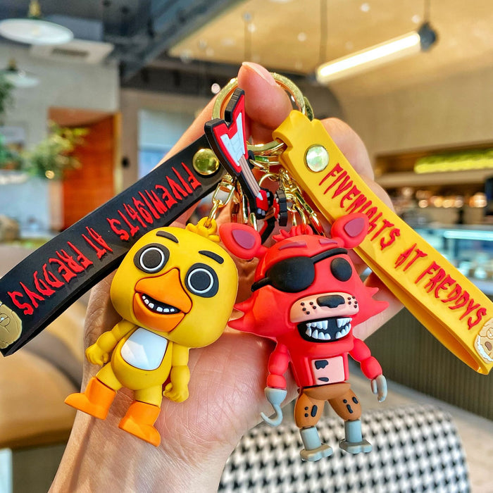 Wholesale cute moving object keychain