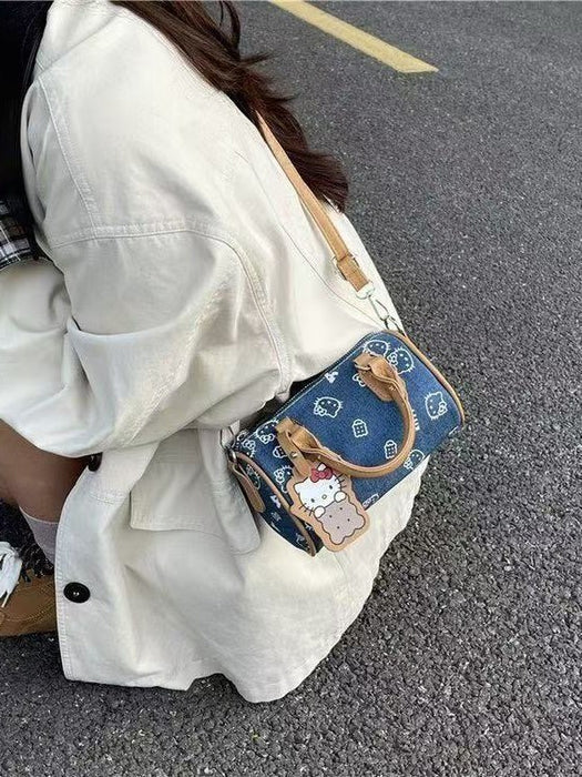 Wholesale Cartoon cat Shoulder Bag Women's Bowling Bag