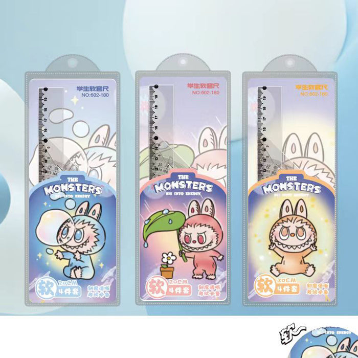 Wholesale Cute Cartoon Quicksand Student Ruler Set