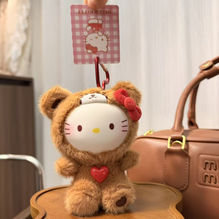 Wholesale Cute plush pajama keychain