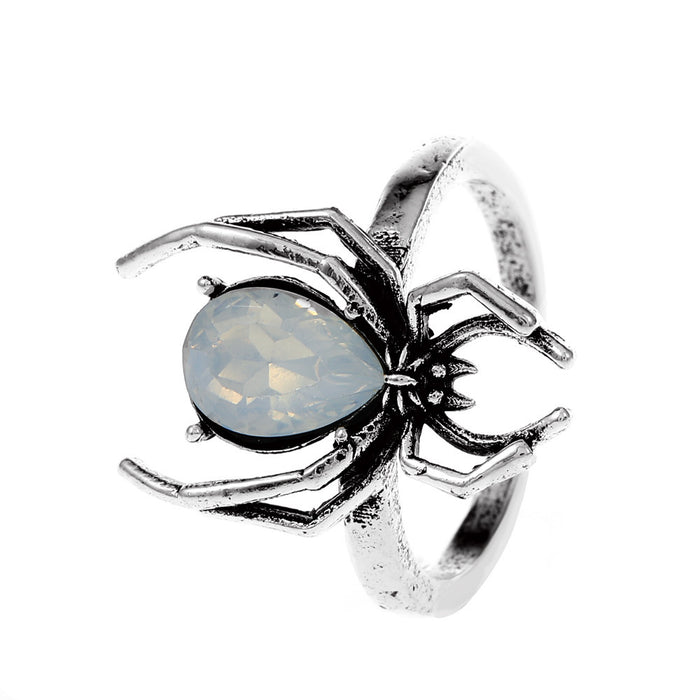 Anillo de araña de aleación de diamantes de Halloween al por mayor JDC-RS-Gangm001