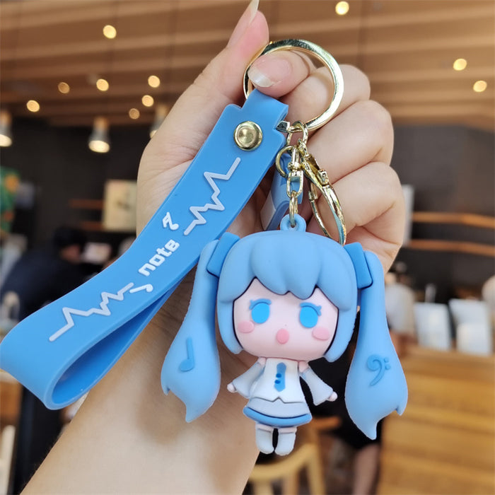 Wholesale Cartoon Silicone Doll Keychain JDC-KC-ZhuoRan037