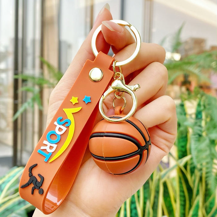 Wholesale 10PCS PVC World Cup ball keychain