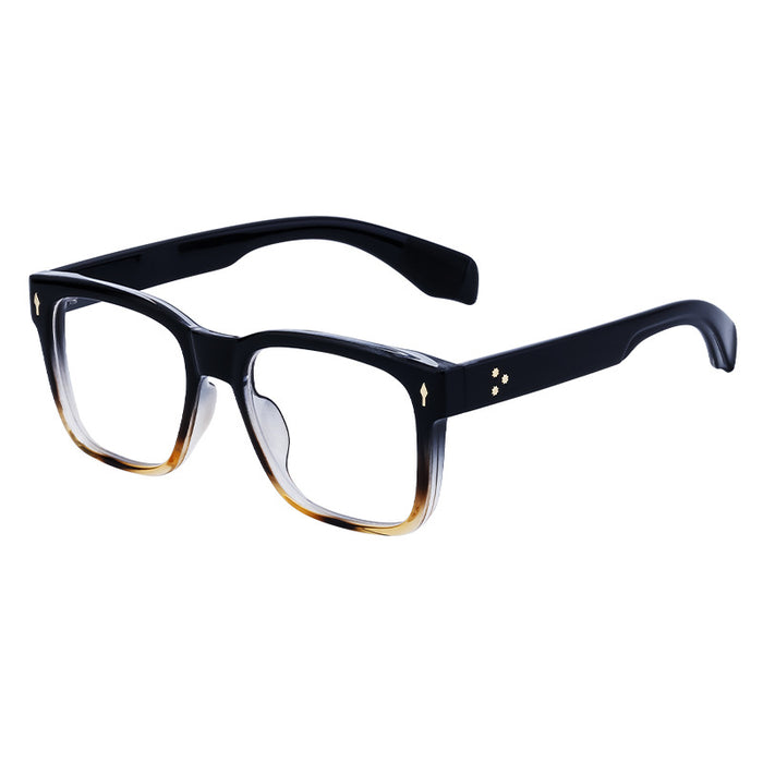 Wholesale Retro square frame glasses frame can be paired with myopia glasses and flat lenses