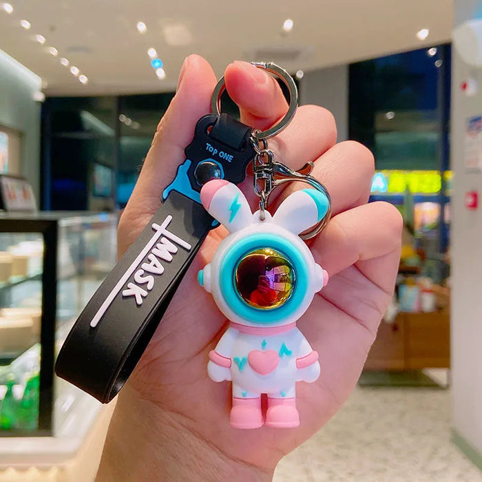 Wholesale Lightning Bear Keychain Bag Car Silicone Keychain Doll Pendant Cute Gift Love Pendant