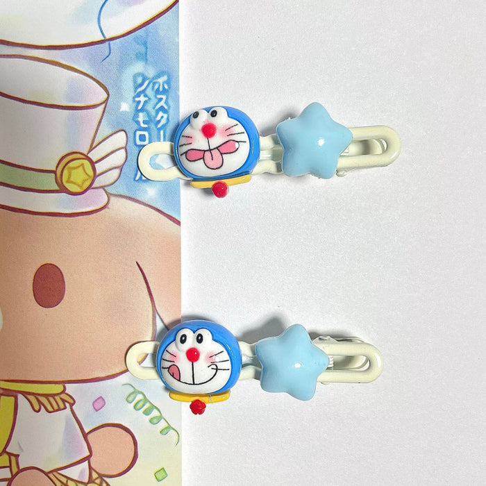 Wholesale Cute Doraemon Cartoon Hairpins JDC-HC-Jings001