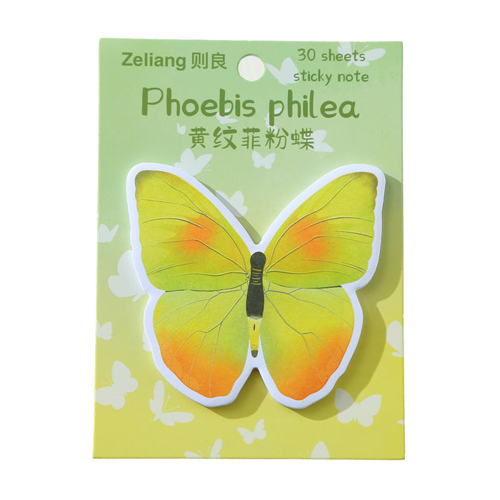Wholesale Creative Cartoon Cute Colorful Butterfly Sticky Notes