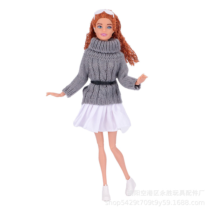 Wholesale Dress  sweater turtleneck wool sweater sweater doll clothes