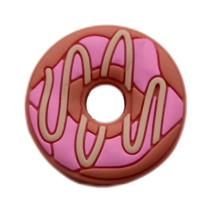 Wholesale Doughnut hole shoe flower shoe buckle PVC soft rubber shoe flower DIY accessory decoration buckle shoelace buckle in stock