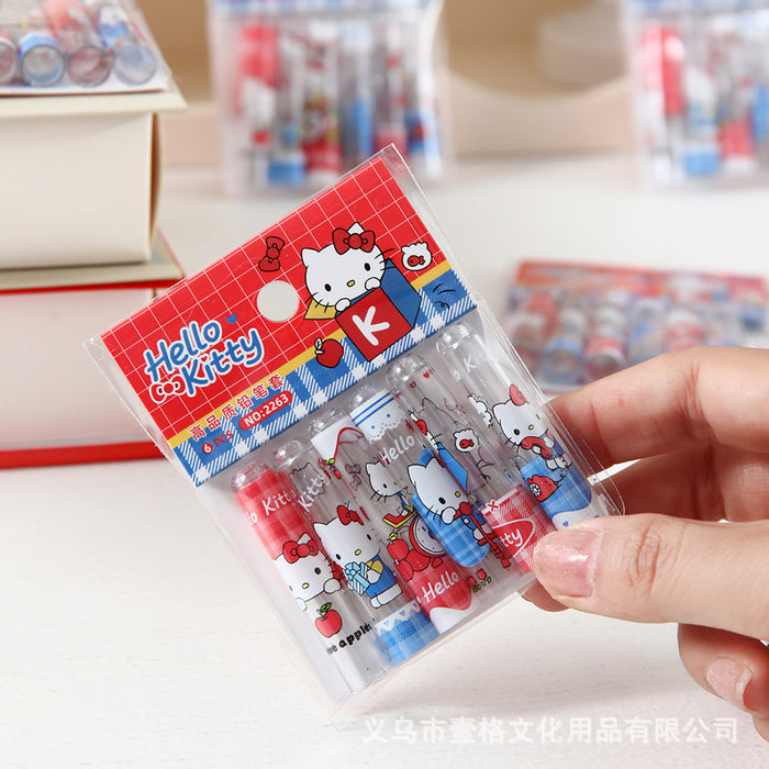 Wholesale 6pcs/set Cute Transparent Pencil Cap Protectors