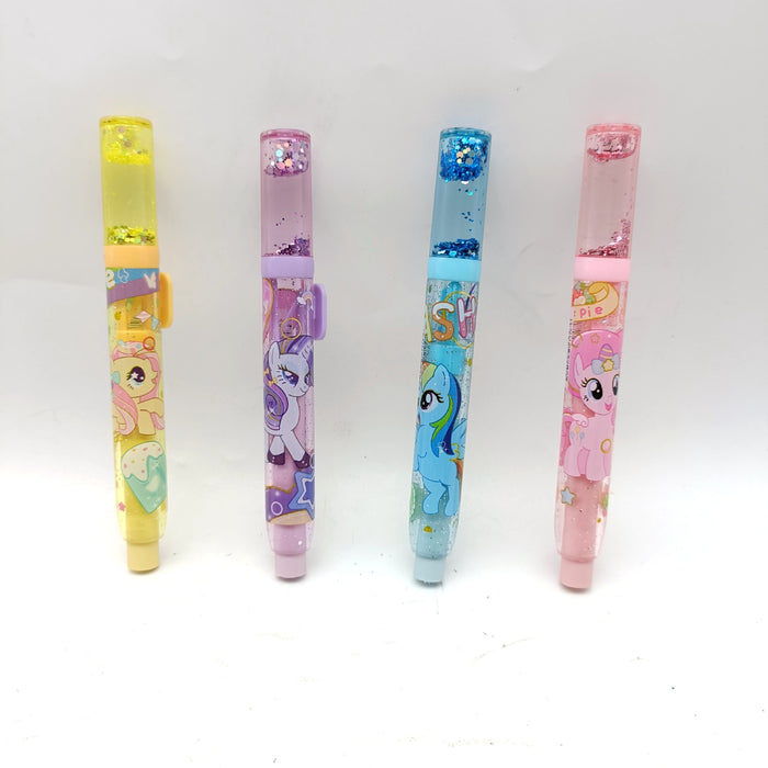 Wholesale Glittery sand filled clean and low residue push pull eraser