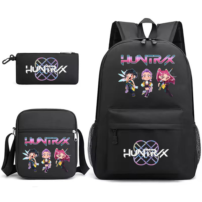 Wholesale Kpop backpack,  anime school bag , lightweight student backpack,  three-piece set