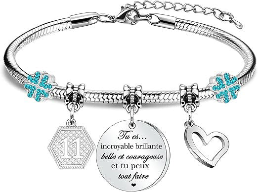 Wholesale Bracelet made of stainless steel, soft chain, round plate, engraved with heart-shaped pendant, made of stainless steel