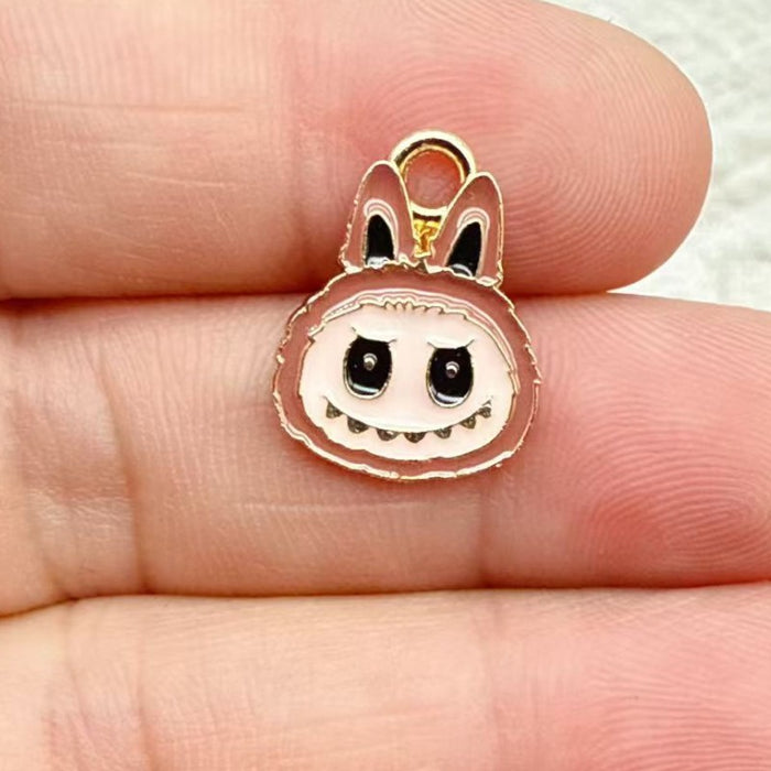 Wholesale 10pcs Alloy Oil Drip DIY Earrings,  Keychains,  Necklaces Pendant