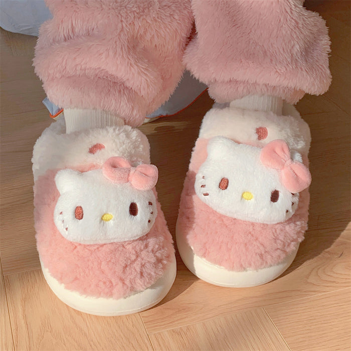 Wholesale Plush Cartoon Cotton Slippers (S) JDC-SP-RongHe001