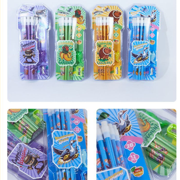 Wholesale K-POP Cute Anime Elementary School Student Pencil Set