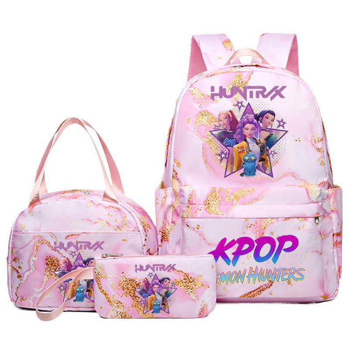 Wholesale KPOP Backpack,  Lunch Bag,  Pencil Case Set,  Student Anime Fashion School Bag,  Pencil Box,  Bento
