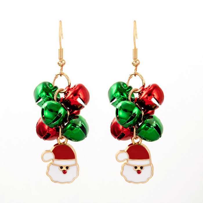 Wholesale Colorful Irregular Pearl Earrings Geometric Hip Hop Fashion Accessory MOQ≥2