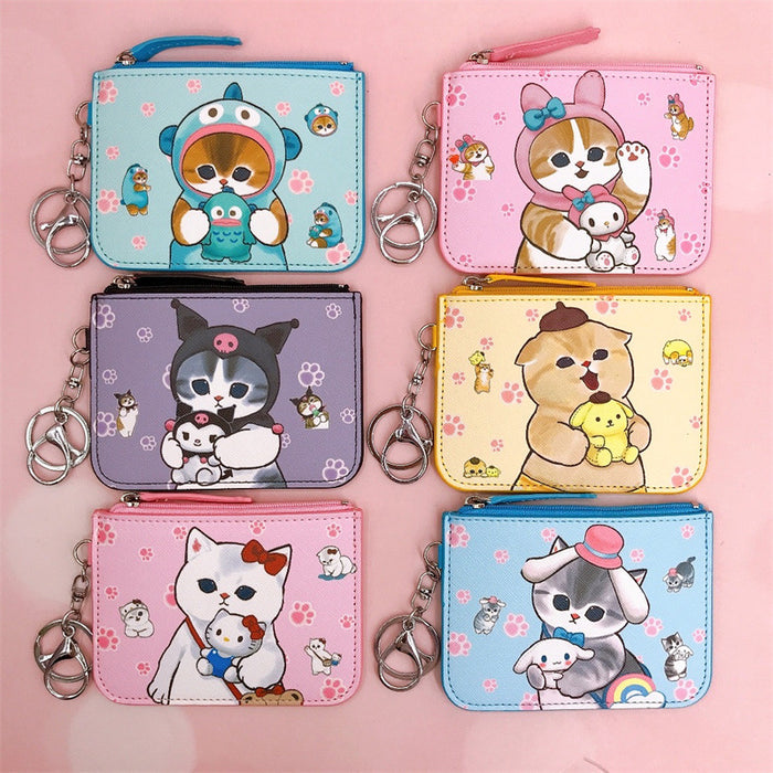 Wholesale PU Cartoon Printing Card Holder Coin Purse JDC-WT-YaLL016