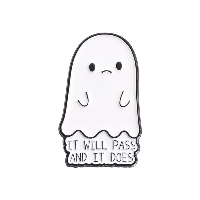 Wholesale Ghost Pumpkin Skull Brooch Zinc Alloy Pin Jewelry Accessory For Party Gift