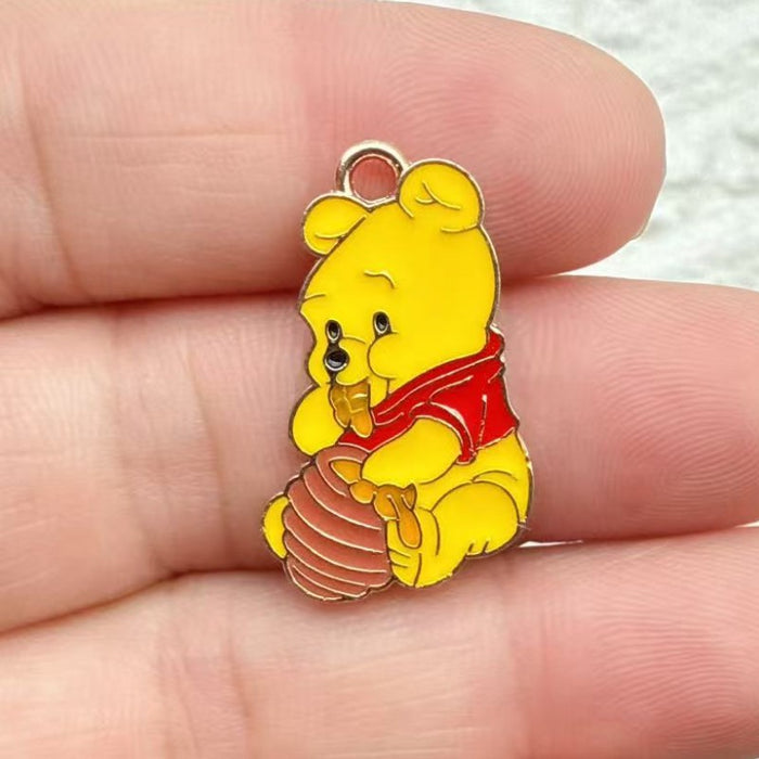 Wholesale Cute cartoon-style enamel alloy DIY pendant