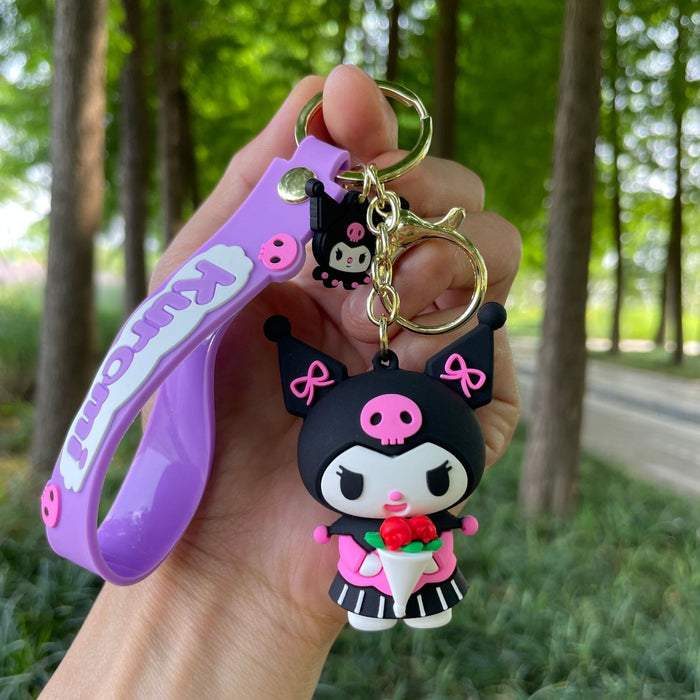 Wholesale Doll Car Keychain Cute Pendant Bag Pendant Soft Rubber