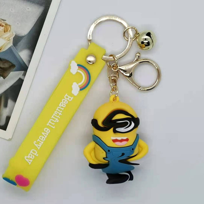 Wholesale cartoon little character doll key chain pendant bag car key chain accessories gift