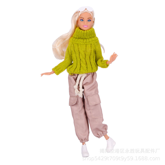 Wholesale Dress  sweater turtleneck wool sweater sweater doll clothes