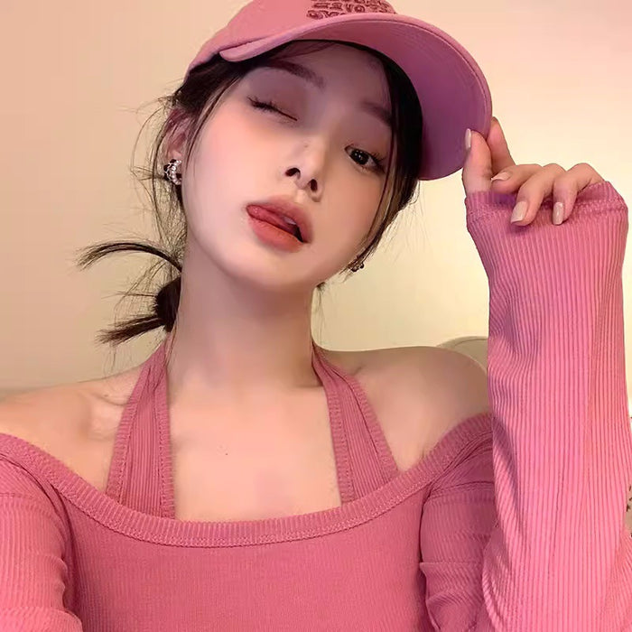 Wholesale Black velvet pearl earrings with a light luxury temperament, C-shaped earrings, retro earrings