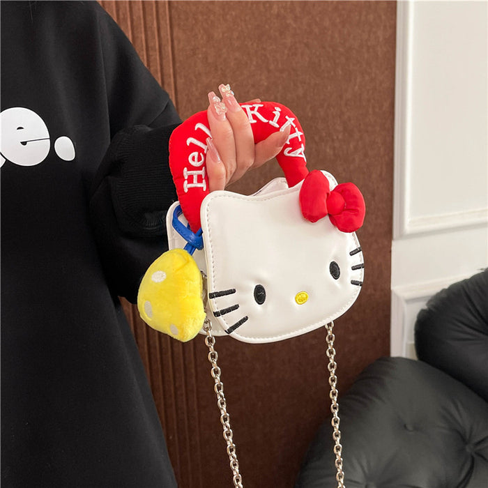 Wholesale Mini cute cartoon handbag with chain strap