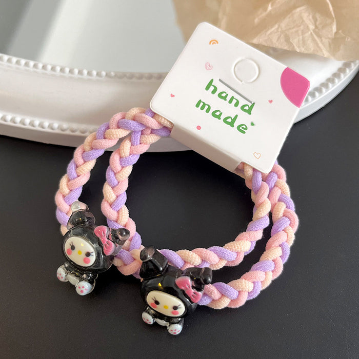 Wholesale Cartoon Braided Children Plastic Hair Band JDC-HS-Leiyang001