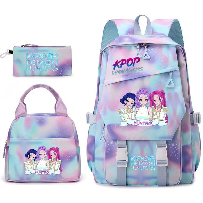 Wholesale Kpop Cute Cartoon Theme Series Student Backpack Bags 3-Piece Set