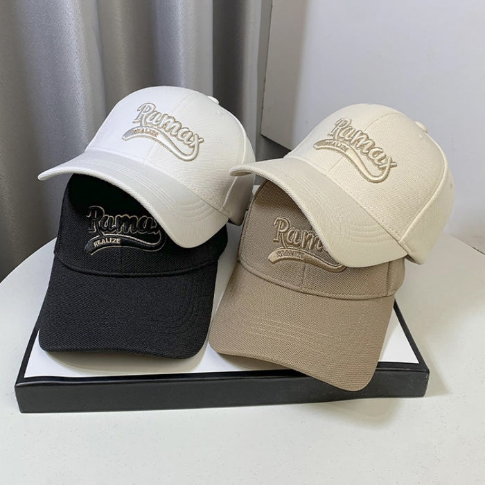 Wholesale Hardtop duckbill cap embroidered letters baseball cap versatile