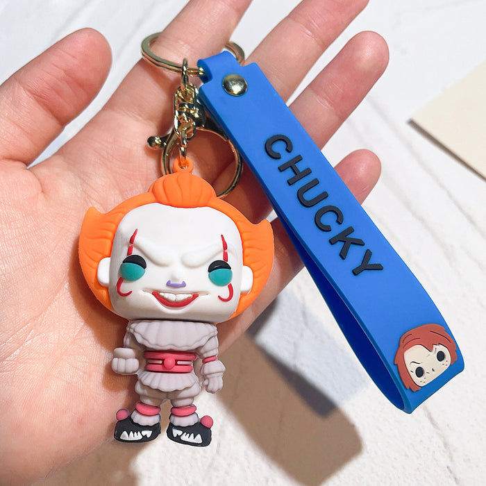 Wholesale Cartoon Movie Silicone Keychain JDC-KC-Qiwei033