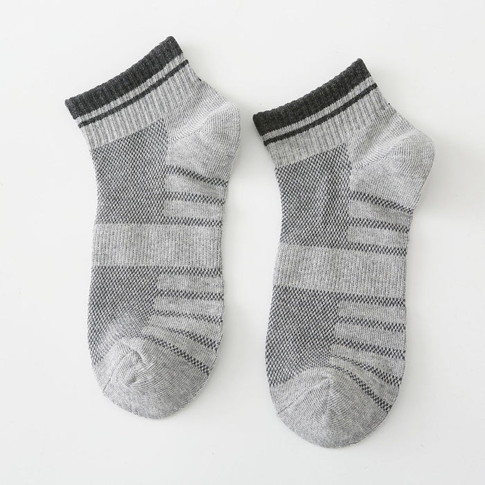 Wholesale New Socks Short Socks Thin Ship Socks Mesh Breathable Cotton Socks Sports Socks Short Tube Socks