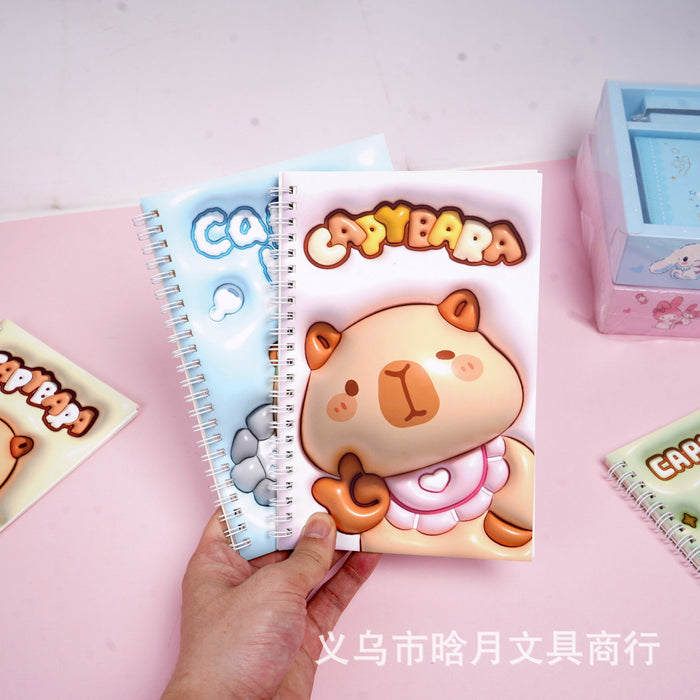 Wholesale 4pcs A5 Spiral 40-Page Student Creative Diary  Notebook