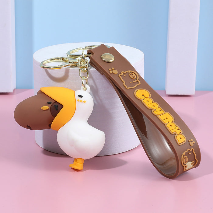 Wholesale  Capybara Small Pendant Doll Keychain