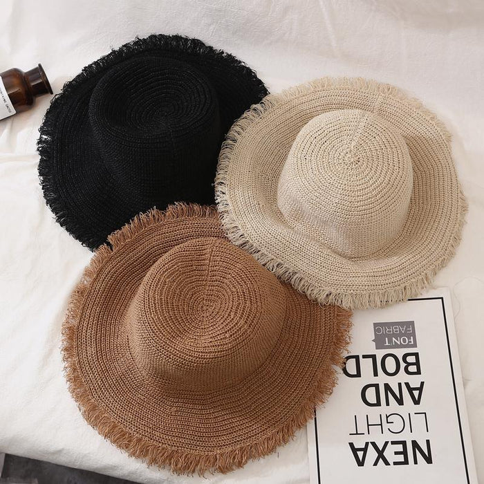 Wholesale Breathable straw hat, sunshade and sun protection fisherman hat, beach hat