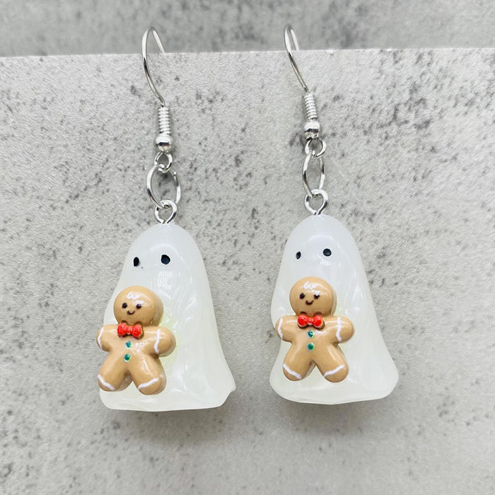 Wholesale  Earrings Ghost Pumpkin Corn Sugar Pendant Necklace  Christmas Jewelry