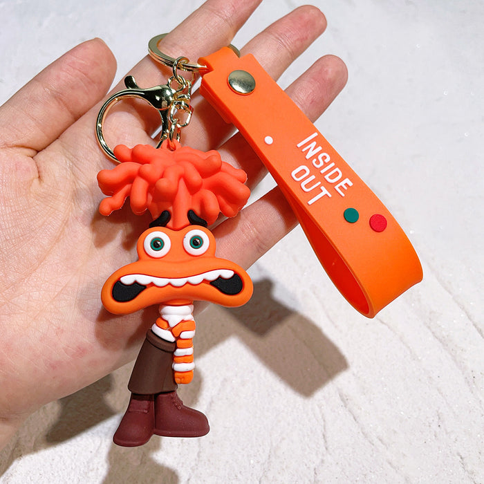 Wholesale Cartoon Silicone Doll Keychain JDC-KC-QiChao023